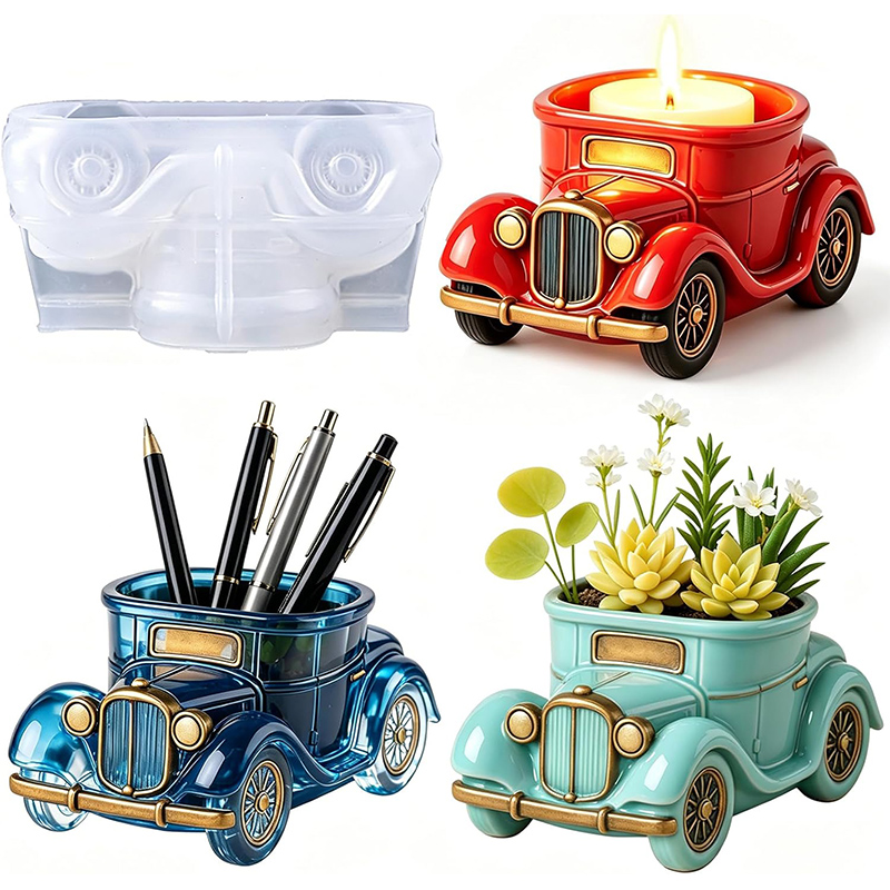 Edc Carry Pen - 3D Vintage Bus Auto Vetplant Pot