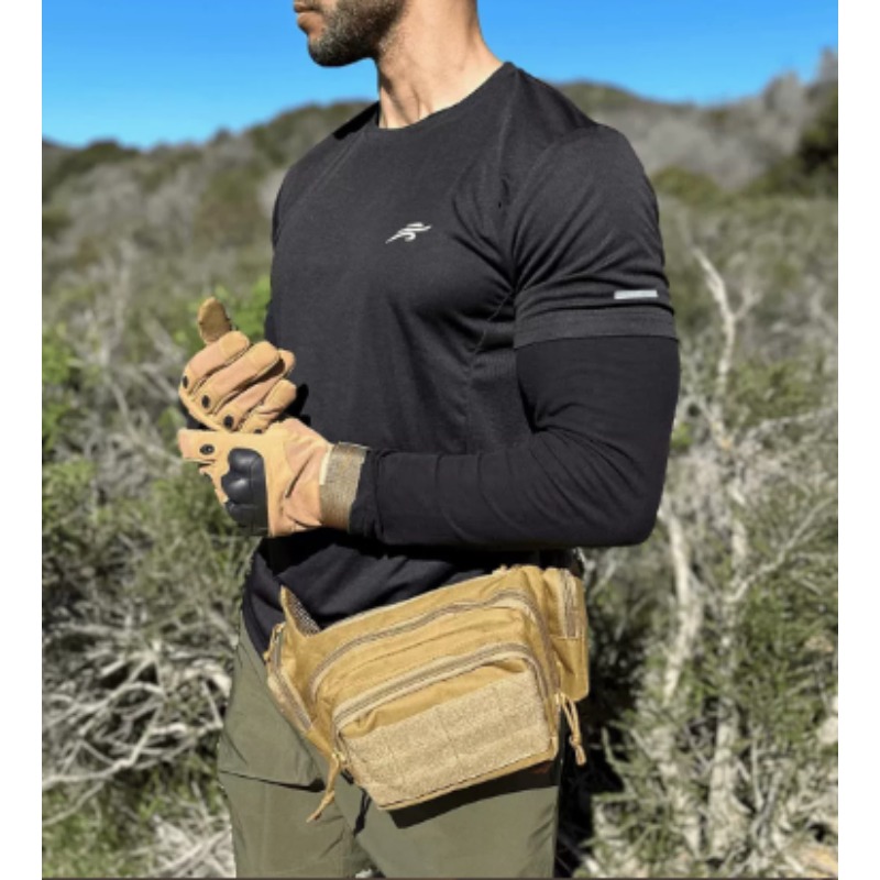 Edc Concealed Carry Fanny Pack - 1-delige waterdichte tactische Molle EDC heuptas,