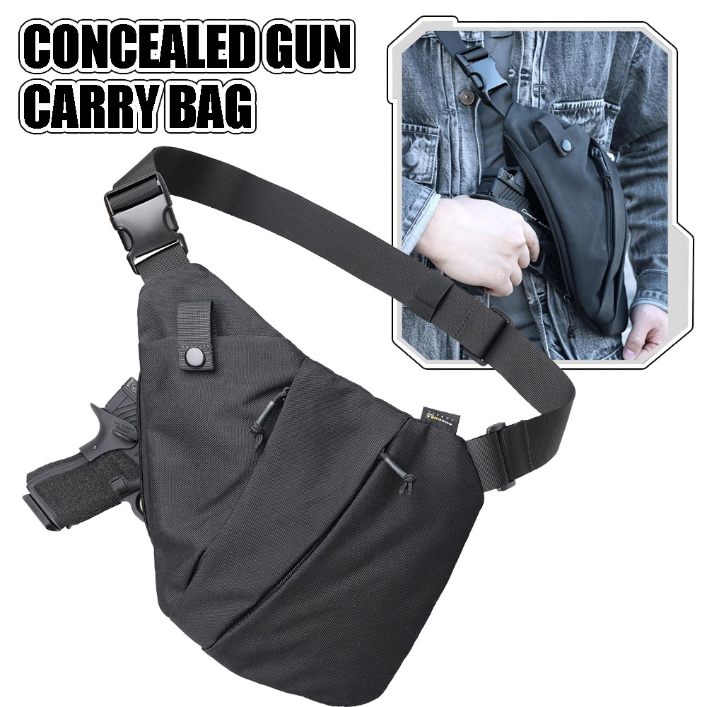 Edc Pistol Carry Bag - Tactisch Verborgen Pistool Draagtas Heren Crossbody