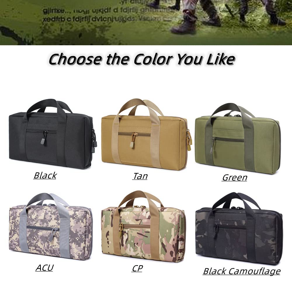 Edc Pistol Carry Bag - Tactische pistooltas, geweerkoffer voor handvuurwapens en