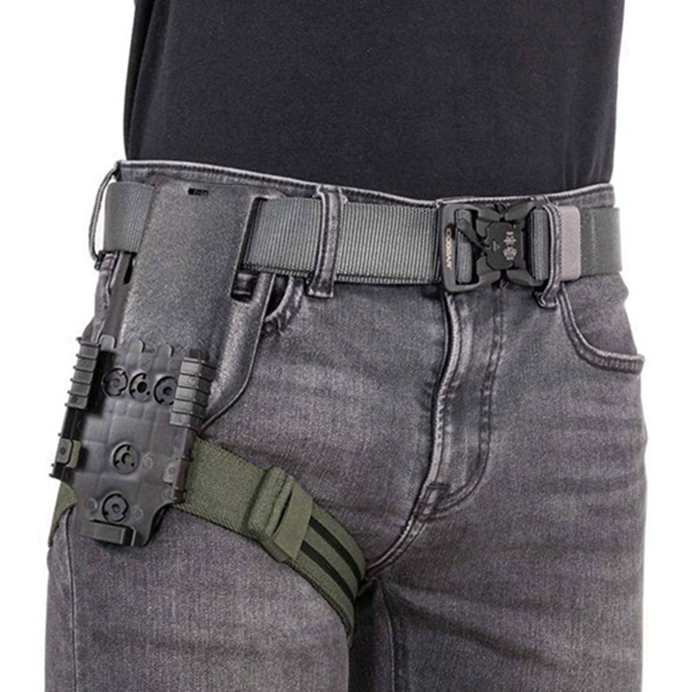 Edc Concealed Carry Belt - Tactische elastische antislip dijriem beenriem dijholster