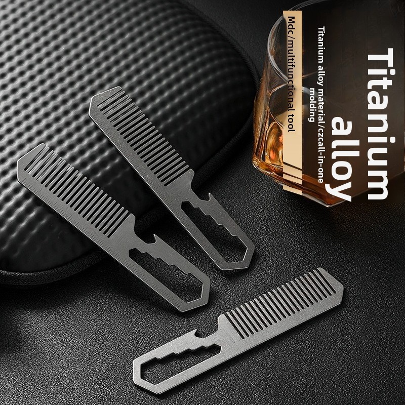 Nieuwe multifunctionele kam va - Comb Pocket Titanium recensie en prijs