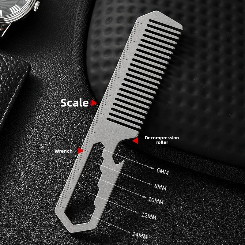 Nieuwe multifunctionele kam va - Comb Pocket Titanium recensie en prijs
