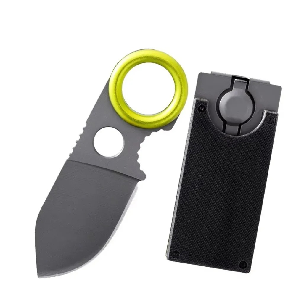 Mini EDC-ringmes met vast mes, - Edc Carry Fixed Blade recensie en prijs