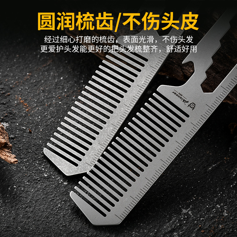 TC4 Kam van titaniumlegering,  - Comb Pocket Titanium recensie en prijs