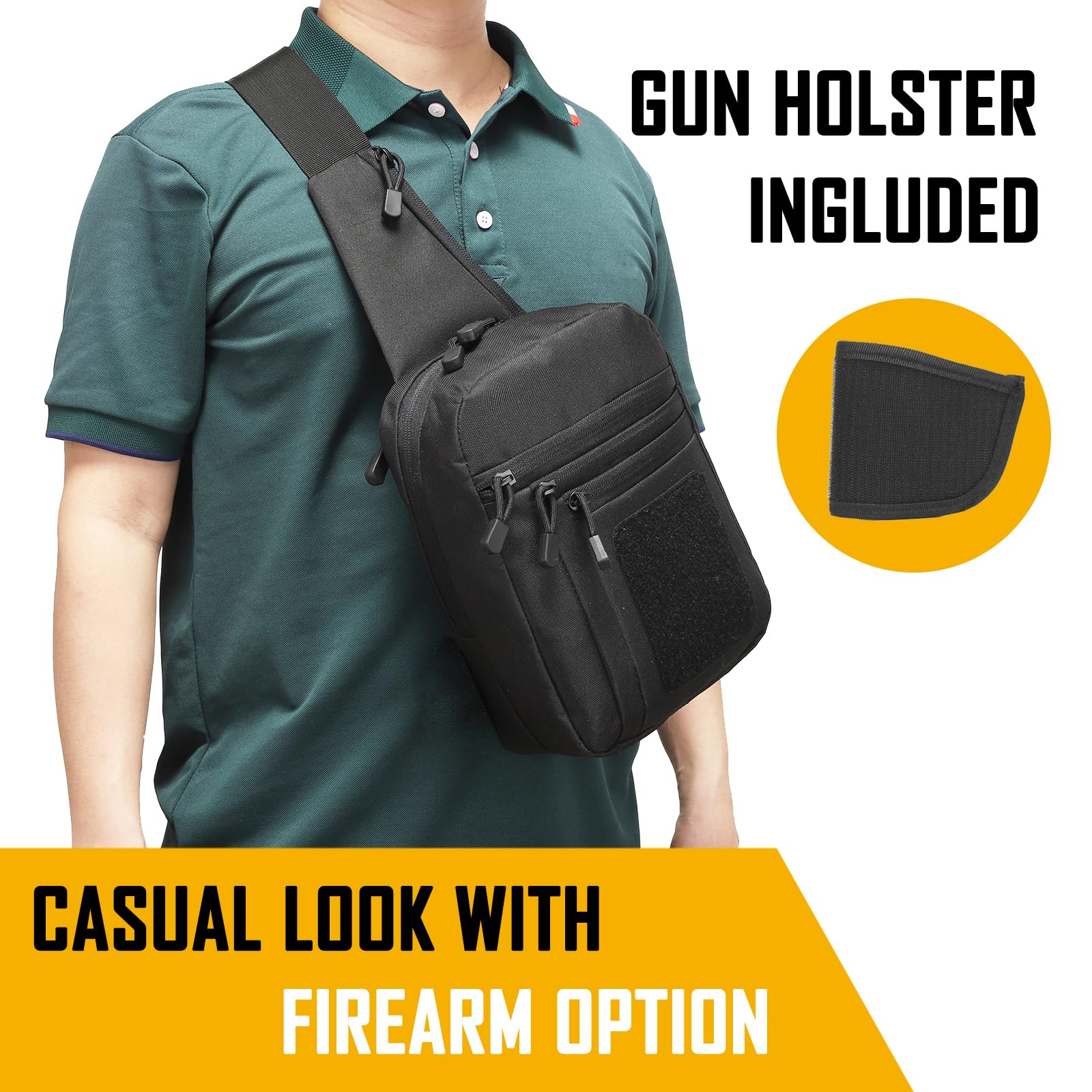 Verborgen draagtas Crossbodyta - Edc Carry Bag For Men recensie en prijs