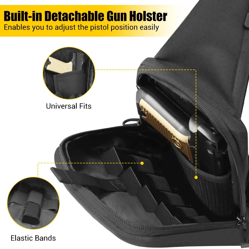 Verborgen draagtas voor wapens - Edc Pistol Carry Bag recensie en prijs
