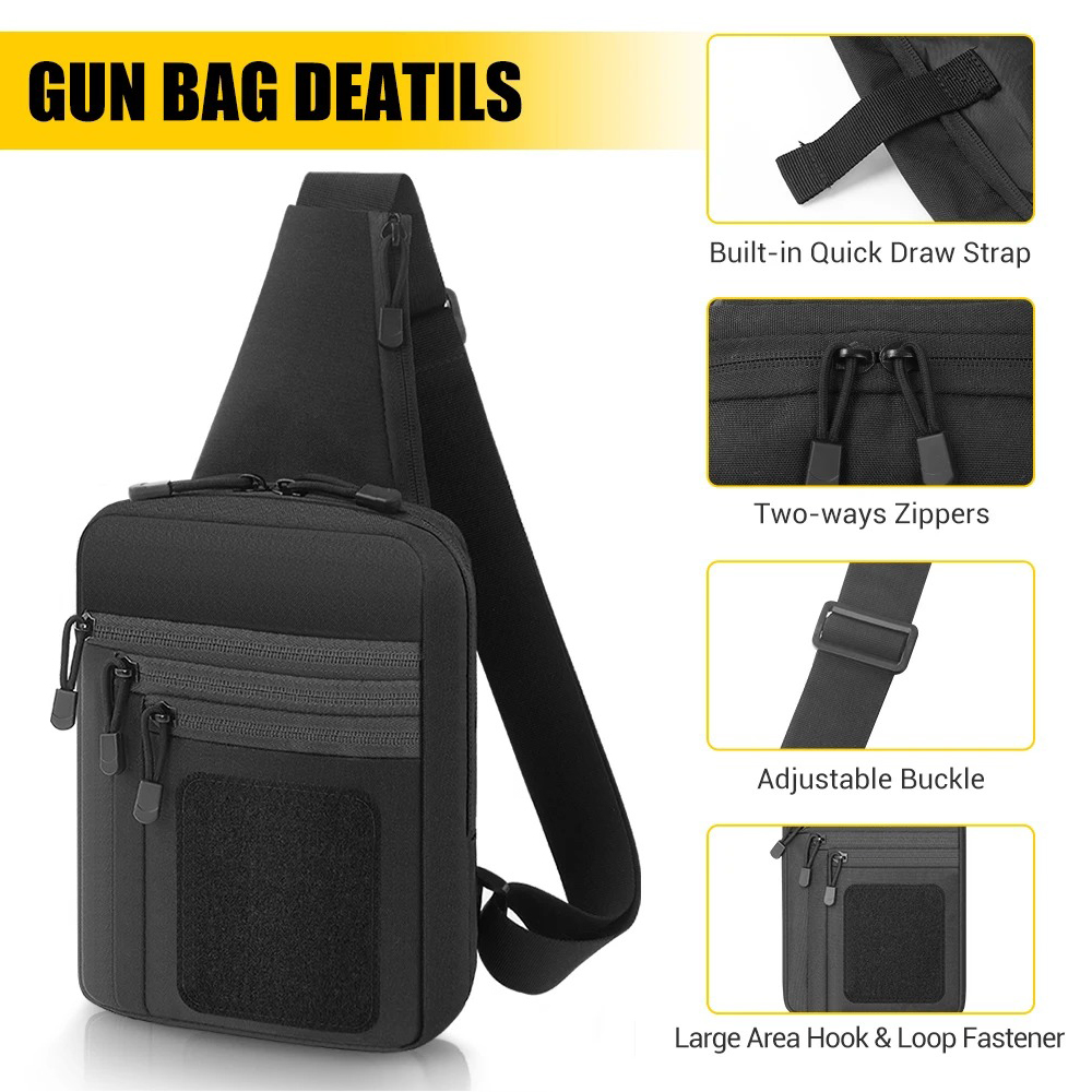 Verborgen draagtas voor wapens - Edc Pistol Carry Bag recensie en prijs