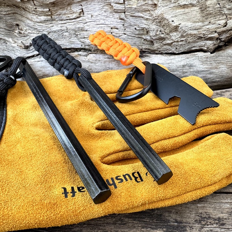 Handgeweven touw Hexagonale vu - Ferro Rod Striker recensie en prijs