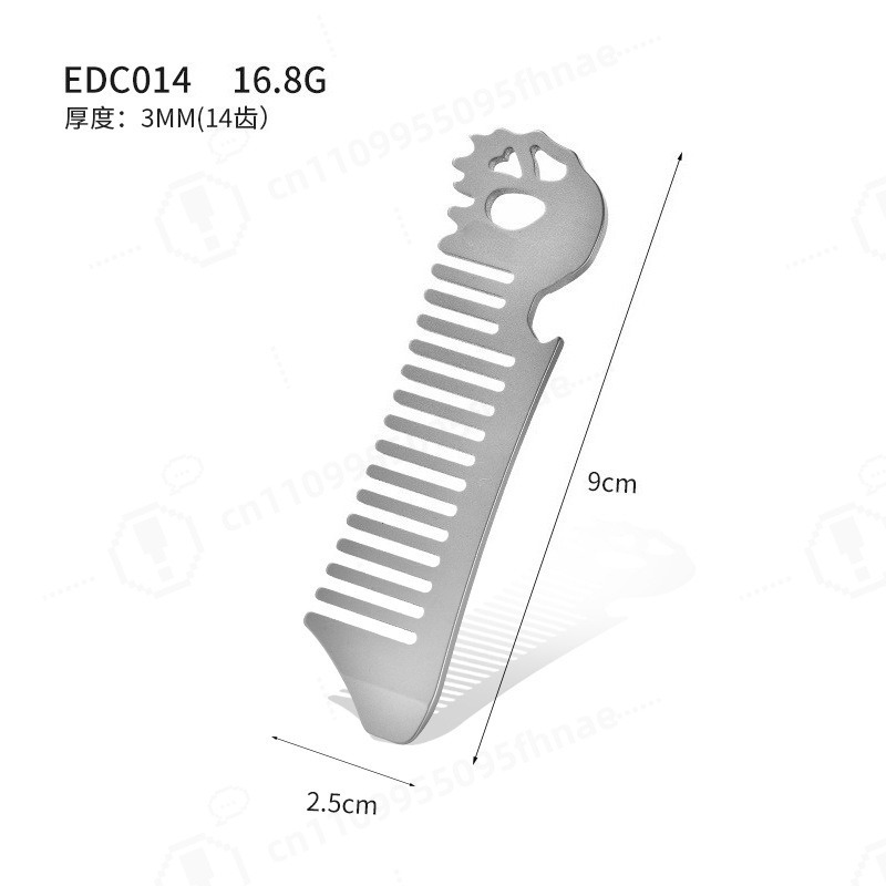 Titaniumlegering Heren Oliekop - Comb Pocket Titanium recensie en prijs