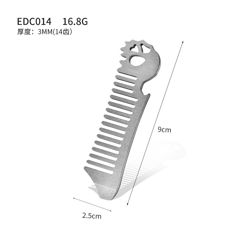 Titaniumlegering Heren Oliekop - Comb Pocket Titanium recensie en prijs