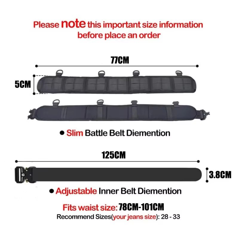 Quick Release tactische nylon  - Edc Concealed Carry Belt recensie en prijs