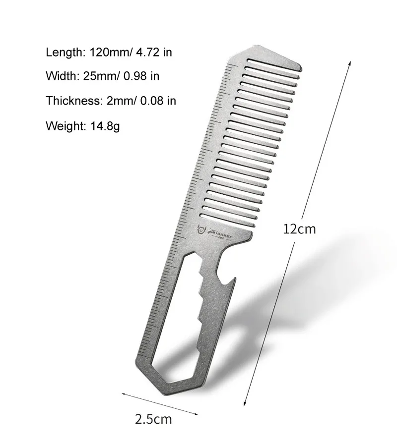 FEGVE Titanium Antistatische K - Comb Pocket Titanium recensie en prijs