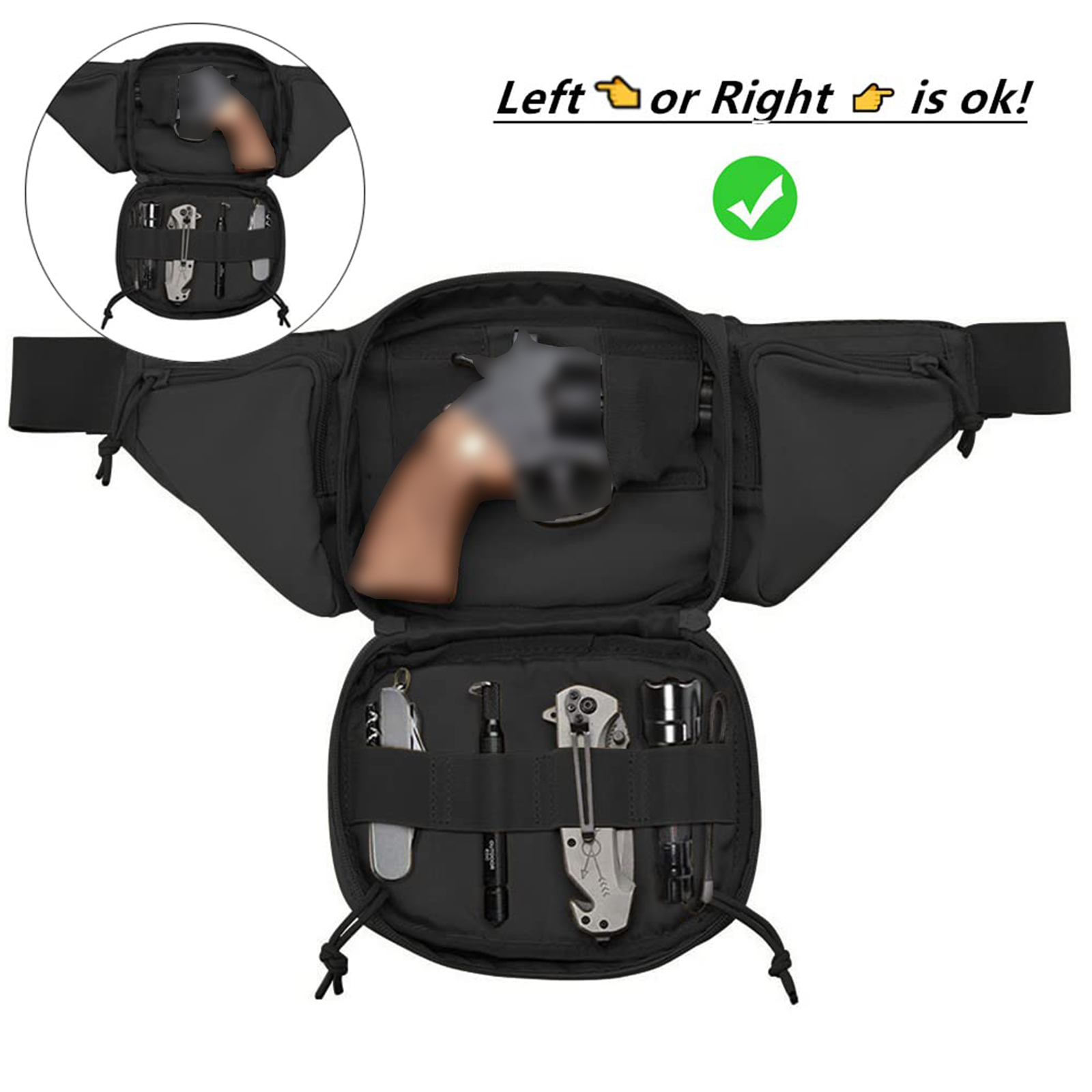 Tactische heuptas pistoolholst - Edc Carry Bag For Men recensie en prijs