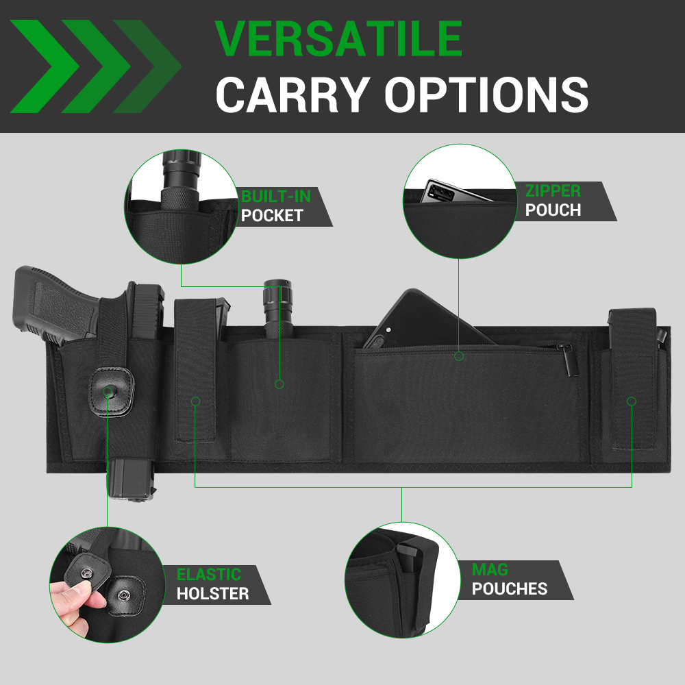 Buikband pistoolholster verbor - Edc Carry Pistols recensie en prijs
